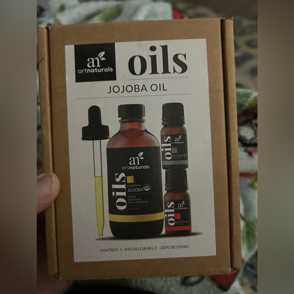 ArtNaturals 100% Jojoba Chi Zen Blend Oil (1-4 Fl Oz /2-.33 Fl Oz) Pack Of 3